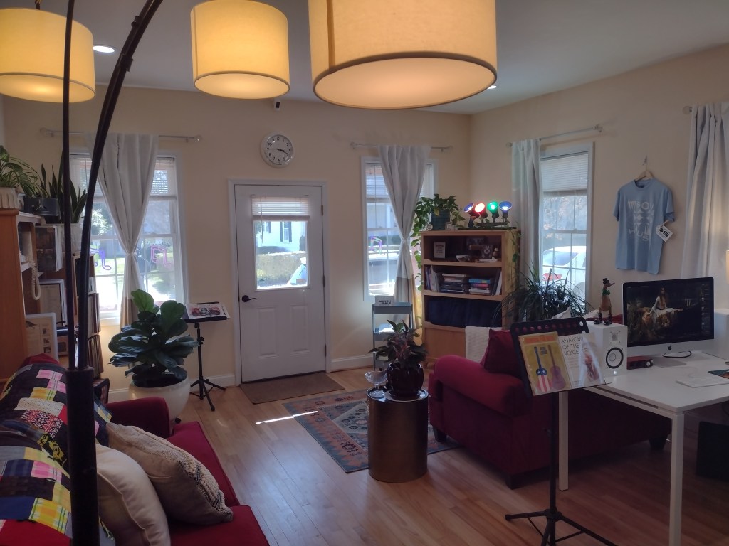 looking toward the front door